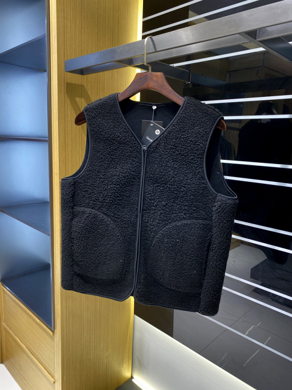Unisex prsluk s kapuljačom, dvostrani pliš, za jesen-zimu, nordijski stil