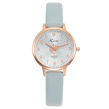 Forgó pillangó mutatóval rendelkező karóra, kvarc SL68 mozgás, 10 m vízállóság, számlap átmérője 30,5 mm, ötvözet tokozat, PU szíj