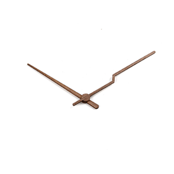 Часовникови стрелки от твърдо дърво черен орех за стенни часовници — персонализирана обработка, отпечатано лого