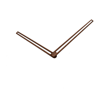 Часовникови стрелки от твърдо дърво черен орех за стенни часовници — персонализирана обработка, отпечатано лого