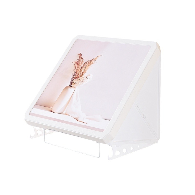 Sienā uzstādāms saliekamā ABS plastmasas mantu uzglabāšanas kārba — putekļu izturīga un ūdensizturīga, bez urbšanas