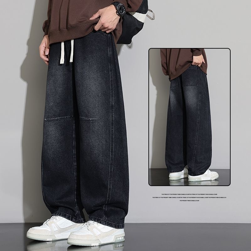 Farmernadrág egyenes szabású, chenille anyagból, középmagas derekú, téli szezonra