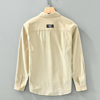 Vyriniai marškiniai, medvilnė, fliso pamušalas, ilgos rankovės, apykaklė su klopomis