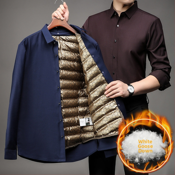 Vyrinis marškinys su grafeno izoliacija ir nuimamą pūkų įdėklą žiemai