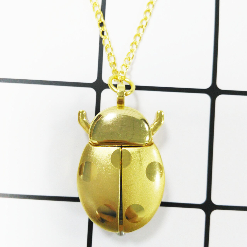 Retro džepni sat s motivom insekta – unisex kvarcni mehanizam SL39, 24-satni indikator, vodootporan