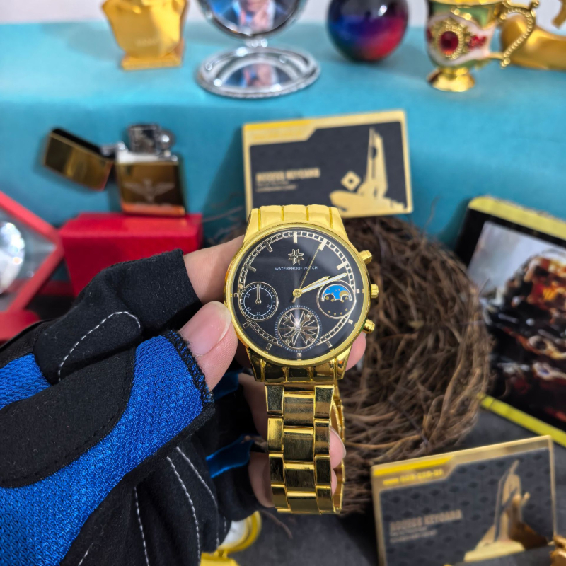 Muški džepni sat s retro sklopnim poklopcem, velikim brojčanikom 42 mm, kalendar, svjetleći elementi