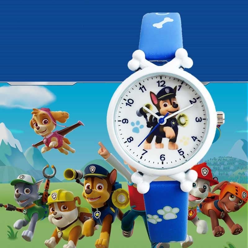 Dječji sat Paw Patrol s PU remenom, kvarcni mehanizam, 10m vodootpornost, metalno kućište