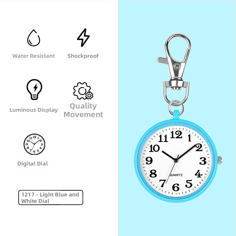 Egzamino kišeninis laikrodis su mechaniniu judėjimu, apvalus ciferblatas 40 mm, lydinio korpusas, įprastas stiklas