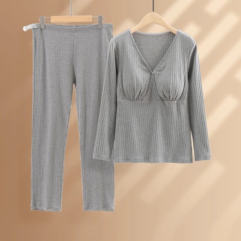 Kopments ar biksēm un garām piedurknēm – kokvilna, 95% kokvilna, japāņu un korejiešu atpūtas stils