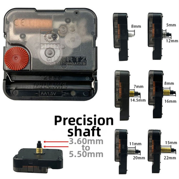Механизм за стенен часовник 12888, кварцов механизъм, пластмасов корпус, марка Uranus, модерен минималистичен стил