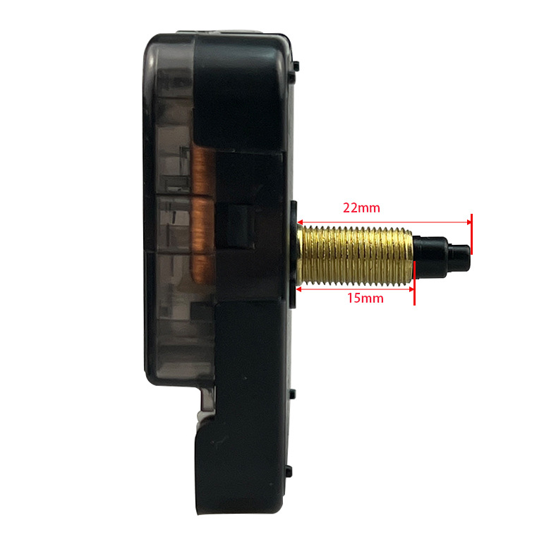 Механизм за стенен часовник 12888, кварцов механизъм, пластмасов корпус, марка Uranus, модерен минималистичен стил