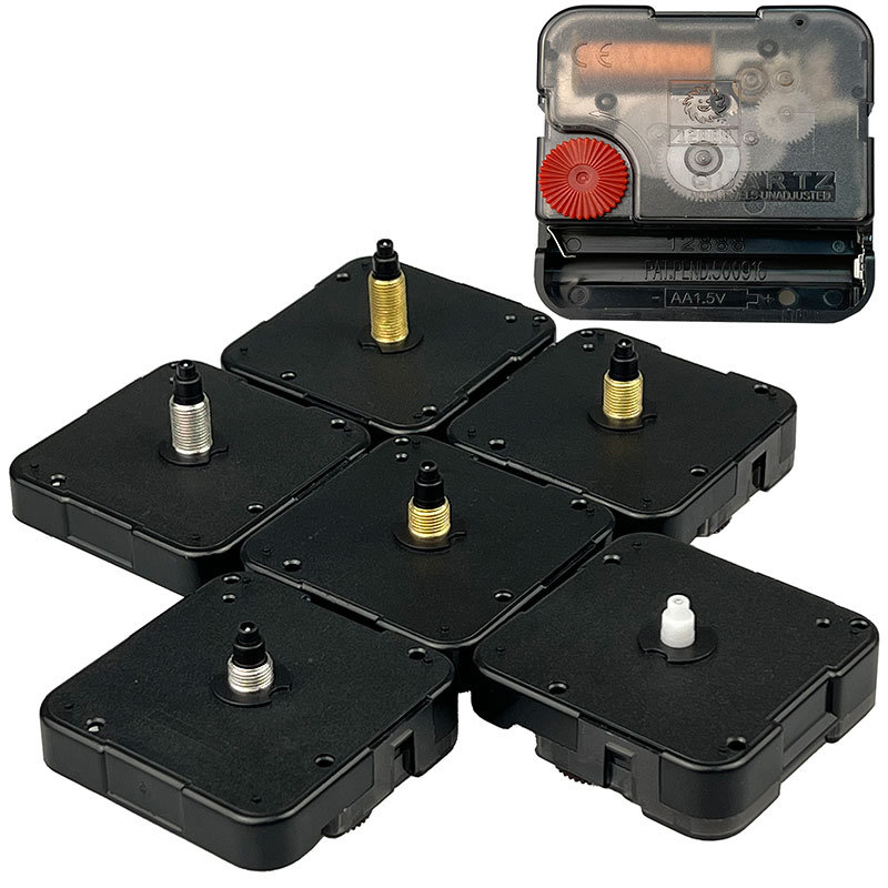 Механизм за стенен часовник 12888, кварцов механизъм, пластмасов корпус, марка Uranus, модерен минималистичен стил