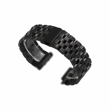 Ατσάλινο λουρί πέντε συνδέσμων Tank για Samsung Galaxy Watch, συμβατό με Huawei GT Smartwatch, καθολικό μεταλλικό λουρί