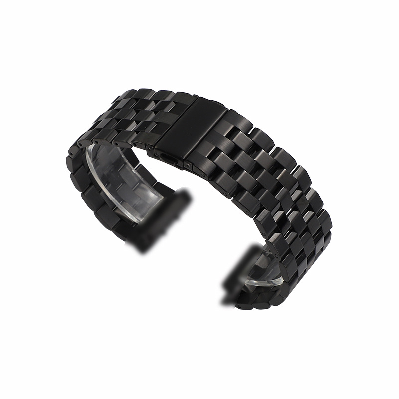 Ατσάλινο λουρί πέντε συνδέσμων Tank για Samsung Galaxy Watch, συμβατό με Huawei GT Smartwatch, καθολικό μεταλλικό λουρί