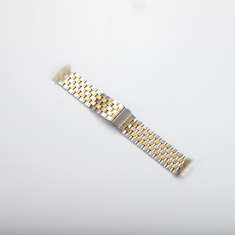 Ατσάλινο λουρί πέντε συνδέσμων Tank για Samsung Galaxy Watch, συμβατό με Huawei GT Smartwatch, καθολικό μεταλλικό λουρί