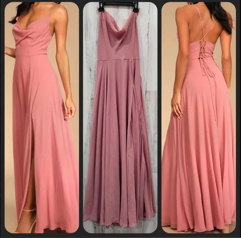 Полиестерна рокля с халтер, открит гръб, презрамки, без ръкави, дълга рокля с А-образен силует и висока талия