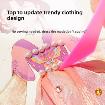 Mideer ručno izrađena DIY igračka za djevojčice – Tiha knjiga s dodacima za princezin kostim, uzrast 4–6 godina