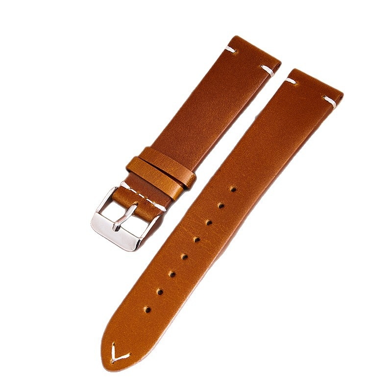 Remen za sat za Charge 2 i Samsung Fit3, prava koža, završna obrada Vintage oil wax, mekan sustav brzog otpuštanja