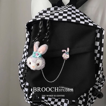 Broš s dinosaurusom, plišanim Pikachu, tigrom i pandom — cinkov legura, elektrogalvanizacija, INS stil, unisex