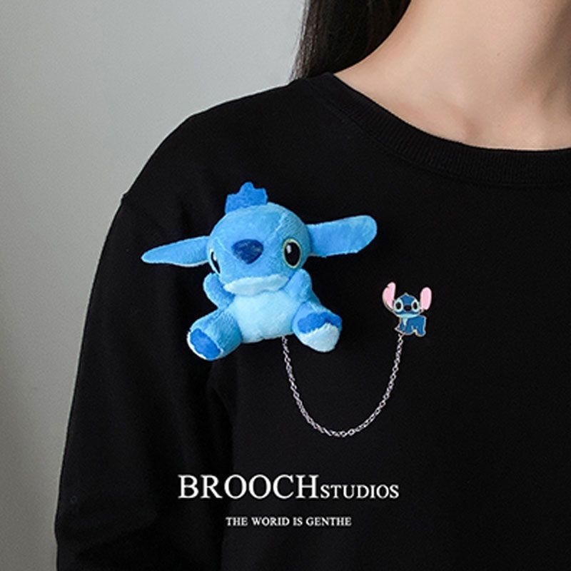 Broš s dinosaurusom, plišanim Pikachu, tigrom i pandom — cinkov legura, elektrogalvanizacija, INS stil, unisex