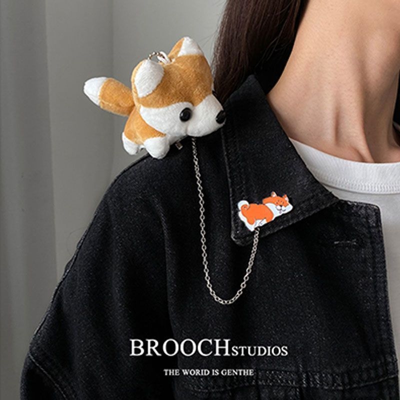 Broš s dinosaurusom, plišanim Pikachu, tigrom i pandom — cinkov legura, elektrogalvanizacija, INS stil, unisex