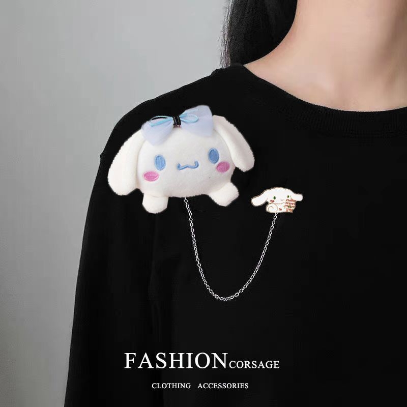 Broš s dinosaurusom, plišanim Pikachu, tigrom i pandom — cinkov legura, elektrogalvanizacija, INS stil, unisex