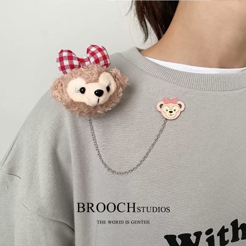 Broš s dinosaurusom, plišanim Pikachu, tigrom i pandom — cinkov legura, elektrogalvanizacija, INS stil, unisex