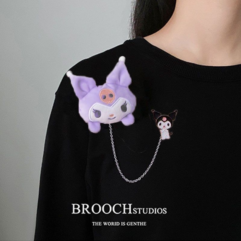 Broš s dinosaurusom, plišanim Pikachu, tigrom i pandom — cinkov legura, elektrogalvanizacija, INS stil, unisex