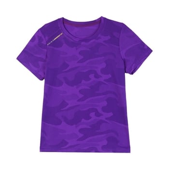 Ženski Ice Silk T‑shirt s kratkim rukavima, brzo sušenje, ljetni fitness top, udoban slobodan kroj, okrugli izrez, mješavina poliestera/kationičnog/elastana
