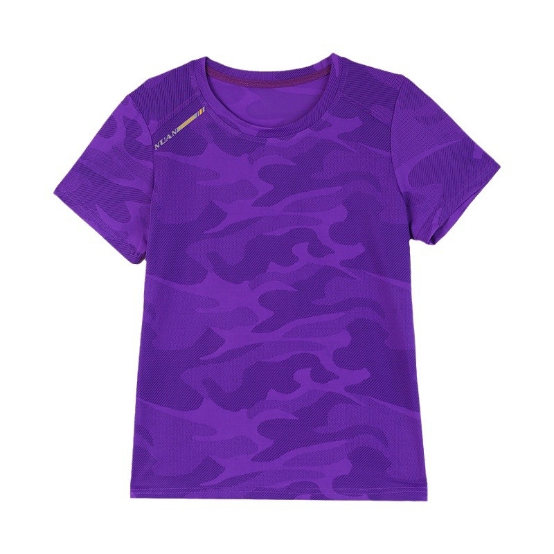 Ženski Ice Silk T‑shirt s kratkim rukavima, brzo sušenje, ljetni fitness top, udoban slobodan kroj, okrugli izrez, mješavina poliestera/kationičnog/elastana
