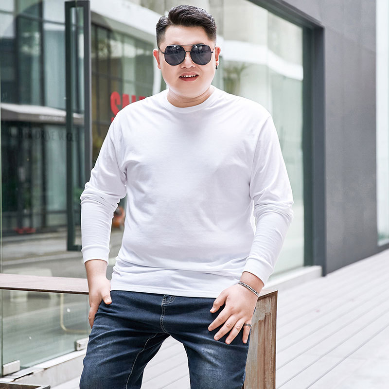 Garām piedurknēm T-krekls ar apaļu kaklu, 96% kokvilna, audums 180 g/m², brīvs piegriezums, piemērots pavasarim un rudenim