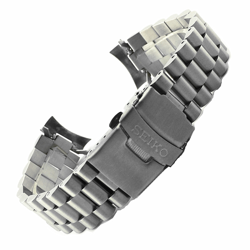 Nerđajući čelični kaiš za sat SKX007/009, širina 20–22 mm, ronilačka sigurnosna kopča s tri perlice