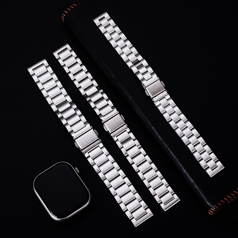 Remen Apple Watch od nehrđajućeg čelika, unisex, ravni završetak, izdanje zima 2023
