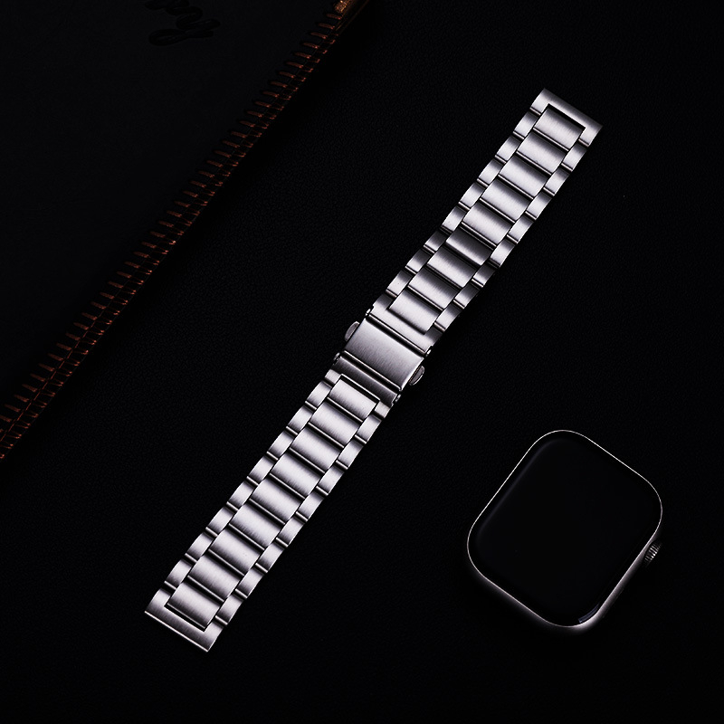 Remen Apple Watch od nehrđajućeg čelika, unisex, ravni završetak, izdanje zima 2023