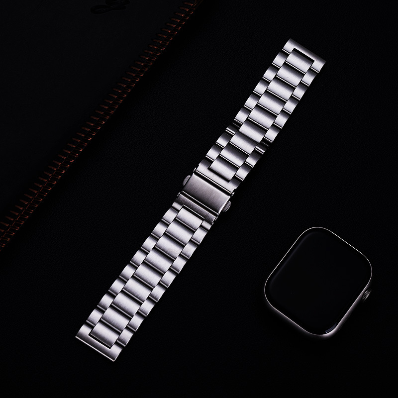 Remen Apple Watch od nehrđajućeg čelika, unisex, ravni završetak, izdanje zima 2023