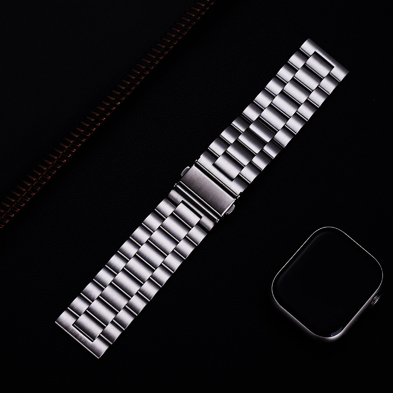 Remen Apple Watch od nehrđajućeg čelika, unisex, ravni završetak, izdanje zima 2023