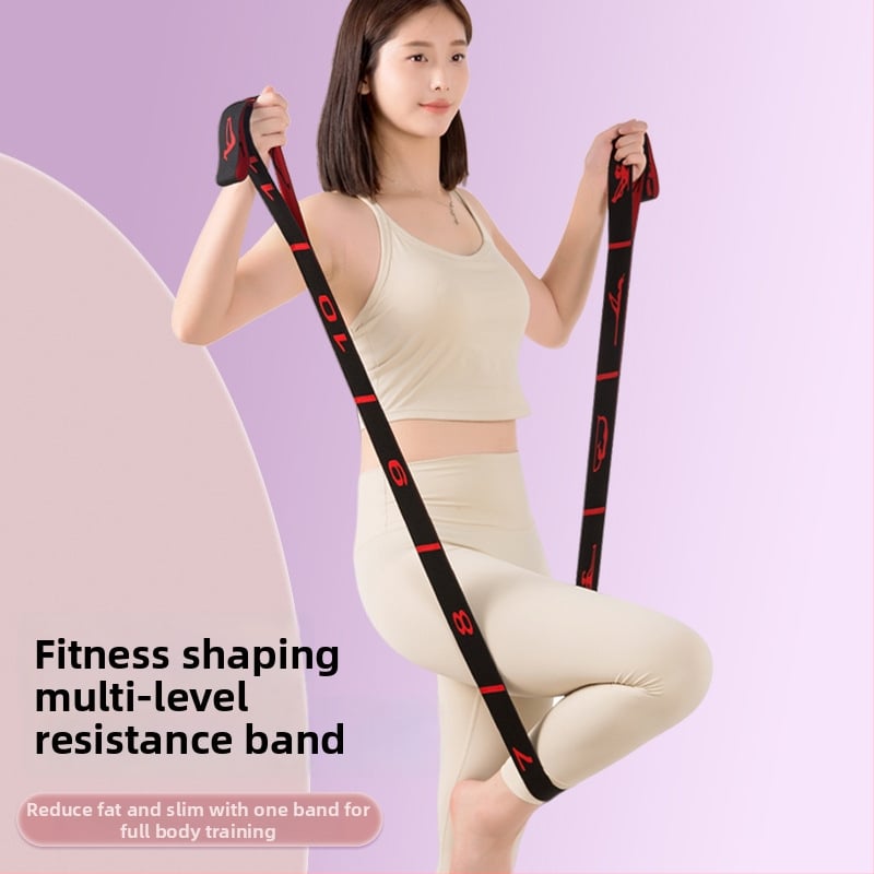 Joga elastična traka za otvaranje ramena, rastezna traka za plesne vježbe, visoka elastičnost, razine otpora 8/10/12