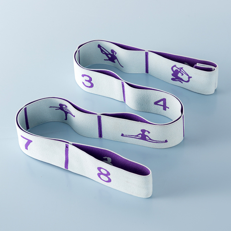 Joga elastična traka za otvaranje ramena, rastezna traka za plesne vježbe, visoka elastičnost, razine otpora 8/10/12