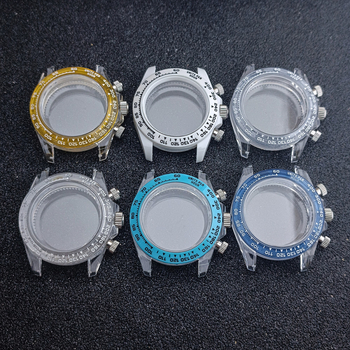 Аксесоар за часовник – прозрачен каучуков корпус с акрилно стъкло, съвместим с VK63 кварцов механизъм; кутия: 1 бр.; пускане лято 2024