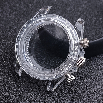 Аксесоар за часовник – прозрачен каучуков корпус с акрилно стъкло, съвместим с VK63 кварцов механизъм; кутия: 1 бр.; пускане лято 2024