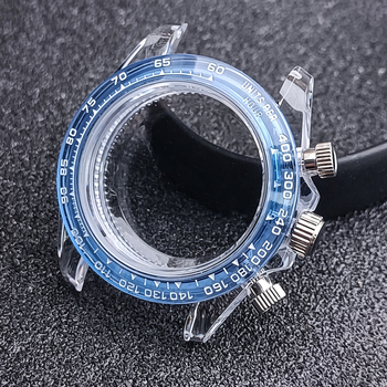 Аксесоар за часовник – прозрачен каучуков корпус с акрилно стъкло, съвместим с VK63 кварцов механизъм; кутия: 1 бр.; пускане лято 2024