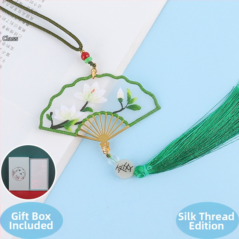 Siuvinėjimo komplektas užrašų knygelėms – Suzhou siuvinėjimas pradedantiesiems, automobilio puošmena, senovės Kinijos stilius