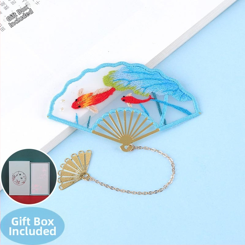 Siuvinėjimo komplektas užrašų knygelėms – Suzhou siuvinėjimas pradedantiesiems, automobilio puošmena, senovės Kinijos stilius