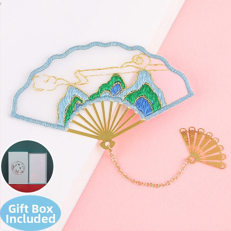 Siuvinėjimo komplektas užrašų knygelėms – Suzhou siuvinėjimas pradedantiesiems, automobilio puošmena, senovės Kinijos stilius