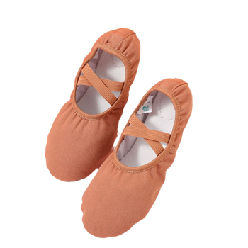 Pantofi de dans cu partea superioară din canvas și bumbac, talpă elastică moale, unisex pentru adulți, potriviți pentru balet, dans modern și dans latino.