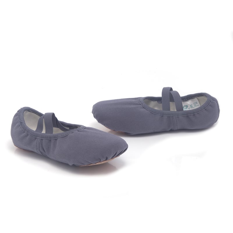 Pantofi de dans cu partea superioară din canvas și bumbac, talpă elastică moale, unisex pentru adulți, potriviți pentru balet, dans modern și dans latino.