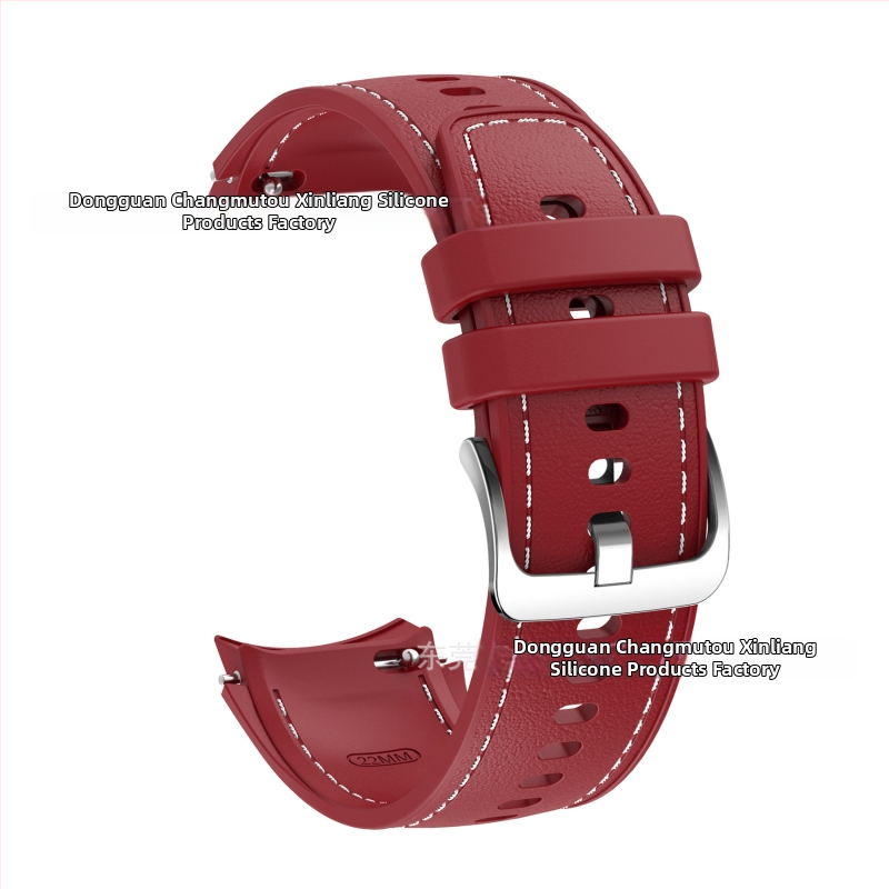 OPPO Watch X2 Silikónový remienok kompatibilný s OPPO Watch X – Silikónový pás, pracka s kolíkom, prispôsobiteľná veľkosť rozhrania