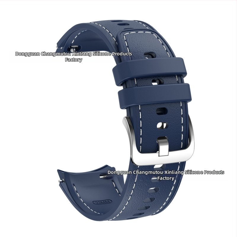 OPPO Watch X2 Silikónový remienok kompatibilný s OPPO Watch X – Silikónový pás, pracka s kolíkom, prispôsobiteľná veľkosť rozhrania