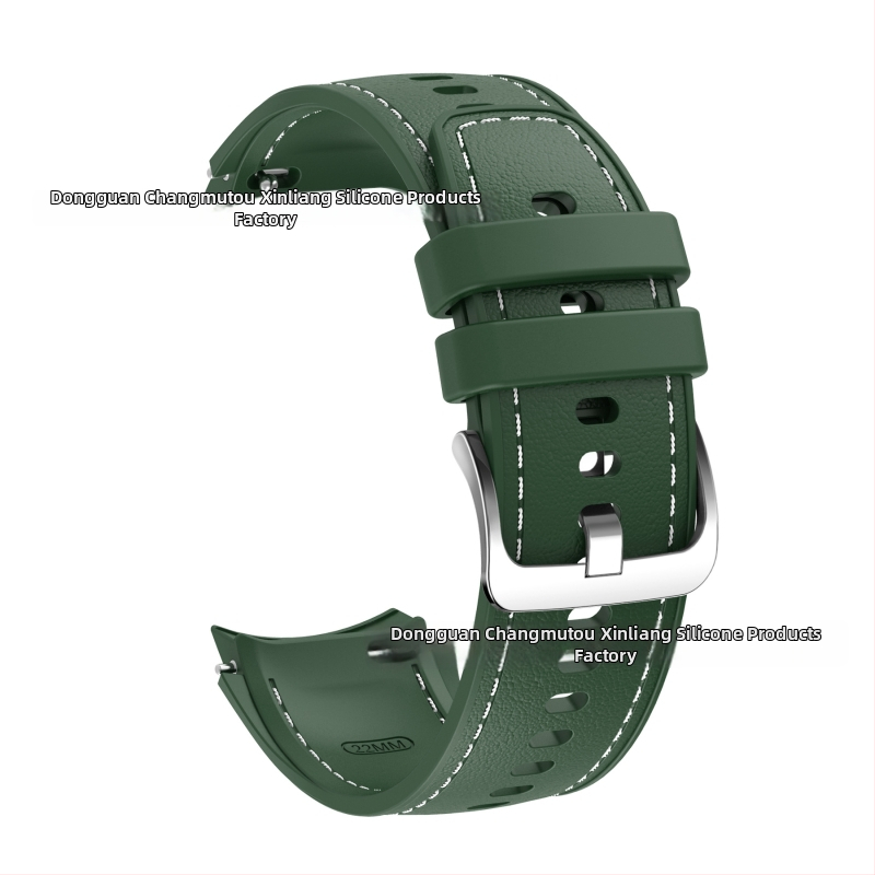 OPPO Watch X2 Silikónový remienok kompatibilný s OPPO Watch X – Silikónový pás, pracka s kolíkom, prispôsobiteľná veľkosť rozhrania