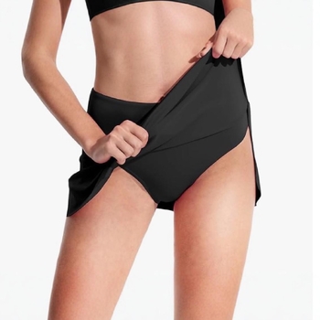 Fustă sport scurtă pentru sporturi transfrontaliere, fustă cu talie înaltă, rezistentă la expunere, fustă pentru femei cu uscare rapidă pentru alergare, tenis, fitness, yoga, fustă cu volane, fustă pe jumătate, pantaloni